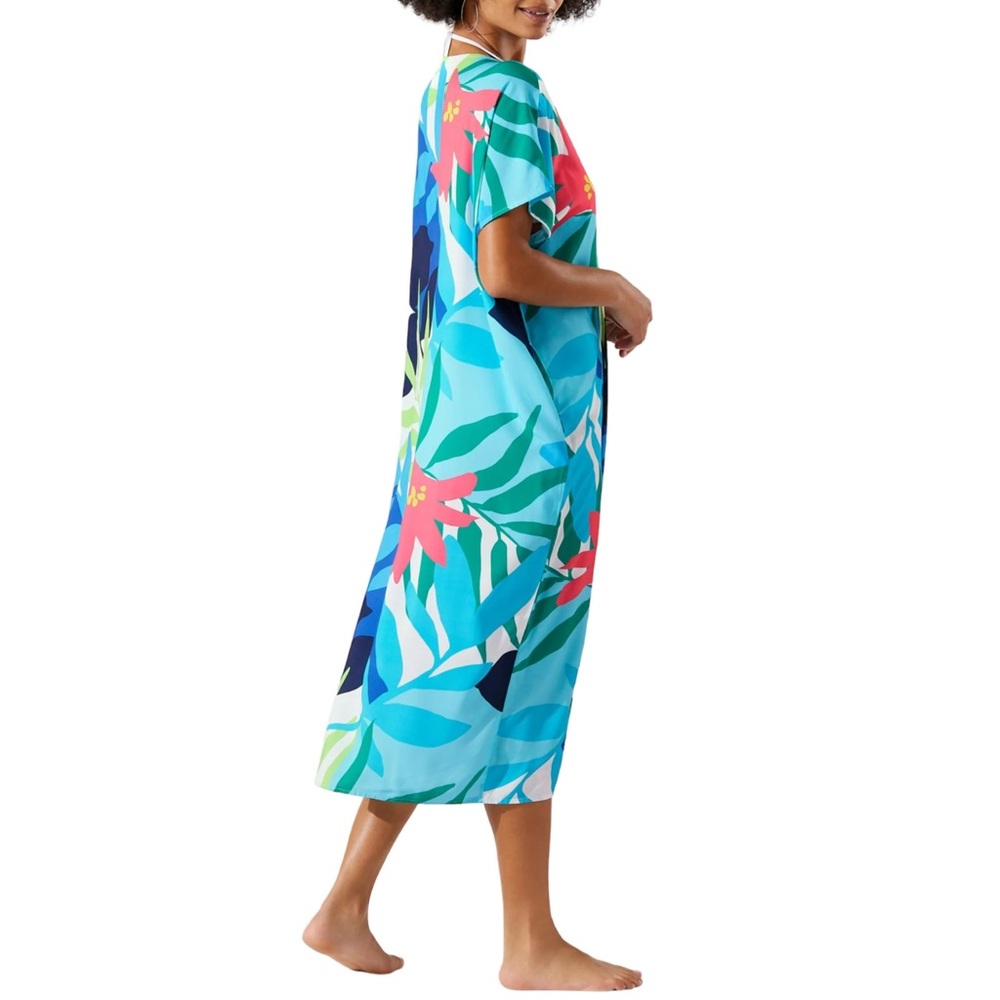 Tommy Bahama Paloma Palms Kaftan Tunic - Picture 3 of 13